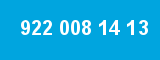 922 008 14 13 922 008 14 13